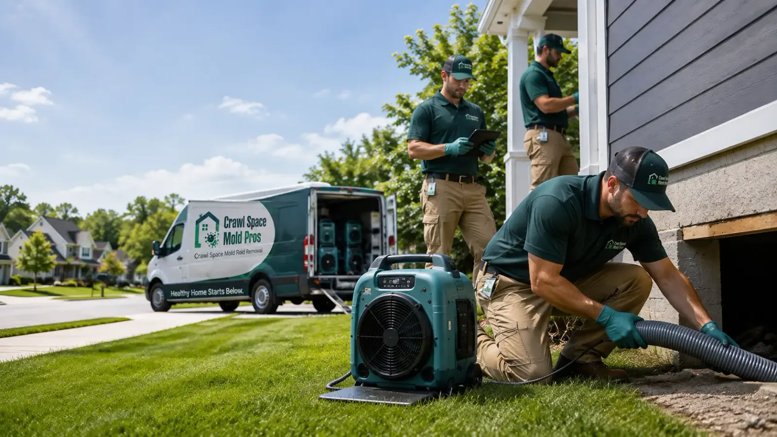 Crawl Space Mold Removal in Annandale, MN